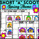 Short a CVC Scoot - Write the Room - Spring Easter Theme
