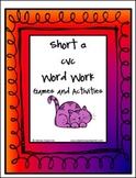 Short a CVC Word Work Activities and Games