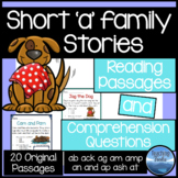 Short Vowel Stories: Short a Reading Comprehension Passage