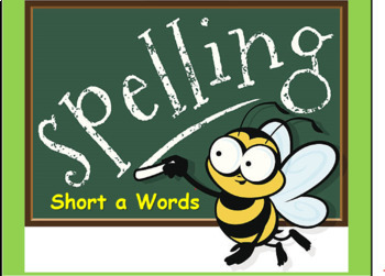 Preview of Short a Words PowerPoint Presentation and Worksheets (plus FREE FONT!)