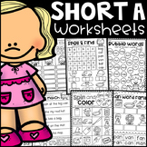Short a Worksheets - CVC Words