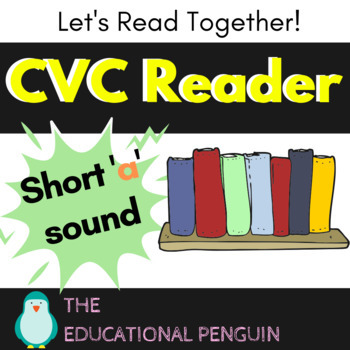 Preview of CVC Reading Worksheet - Short 'a' sound