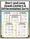 Short and Long Vowel Differentiated Sorts and Centers!