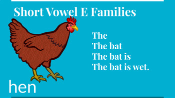 Preview of Short and Long Vowel E Full