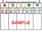 Short and Long Vowel Poster / Word Sort Mat