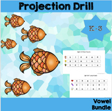 Short and Long Vowel Projectable Sight and Sound Drill Bun