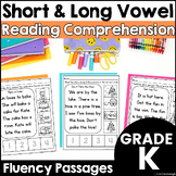 Short Vowel and Long Vowel Decodable Fluency Reading Compr