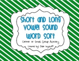 Short and Long Vowel Sound Word Sort