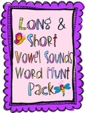Short and Long Vowel Sounds Word Hunt Pack - Common Core Aligned