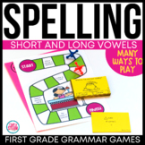 Short and Long Vowel Spelling Games | L.1.2