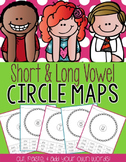 Short and Long Vowels Circle Maps