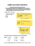 Short and Long Vowels Foldable (Open and Closed Vowels)