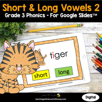 Preview of Short and Long Vowels Phonics Activities | 3rd Grade Phonics