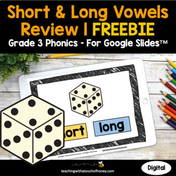 Preview of Short and Long Vowels Phonics Activities | 3rd Grade Phonics FREEBIE