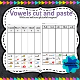 Short and long vowel cut and paste sorts