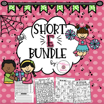 Preview of Short e Vowel Worksheets {Resource Packet} Independent Practice