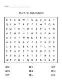 Short /e/ Words | Word Search