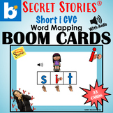 Short i Phoneme-Grapheme CVC Word Mapping BOOM™ Cards | Se