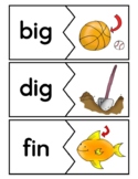 Short i Sound Matching Game and Puzzles | Grades Pre K - 1