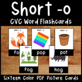 Short o CVC Picture Cards