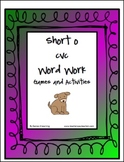 Short o CVC Word Work Activities and Games