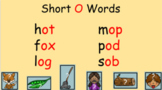 Short o - Picture/Word Match - Distance Learning