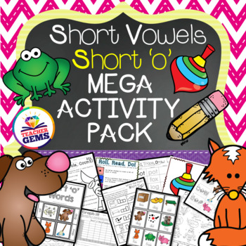 Preview of Short O Mega Activity Pack