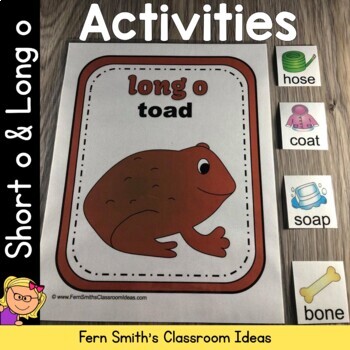 Preview of Short o and Long o Vowel Activities