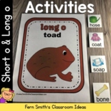 Short o and Long o Vowel Activities