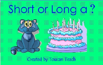 Preview of Short or Long a SMARTBoard Activities