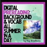 Short story: ALL SUMMER IN A DAY by Ray Bradbury intro & d