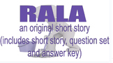 Short story, question set and answer key, PDF format, "RALA"