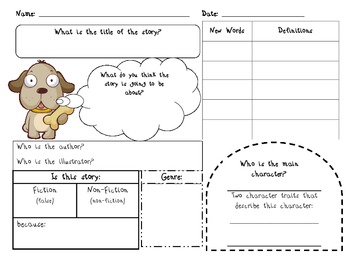 Preview of Short story story map, graphic organizer, comprehension aid.