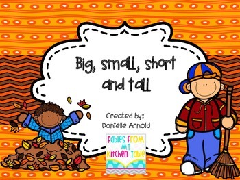 Preview of Short, tall, big, and small: fall edition