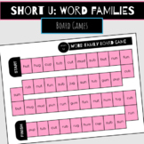 Short u: CVC Word Families Board Games