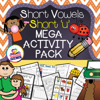 Preview of Short U Mega Activity Pack