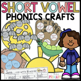 Short vowel crafts | Phonics crafts