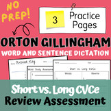 Short vs. Long CVCe Magic-e REVIEW | Words & Sentences Dic