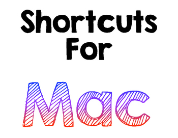 Preview of Shortcuts for Mac