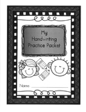Shortened Handwriting Packet K-2!  2-4 Letters on Each Pag