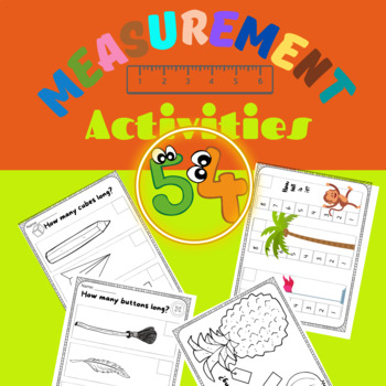Preview of Shorter, Taller, Longer Measurement Activities for kindergarten