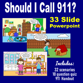 Preview of 911 Emergency - Should I Call? PowerPoint