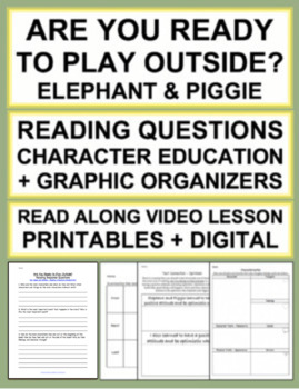 Preview of Are You Ready to Play Outside? Mo Willems Read Aloud Activities