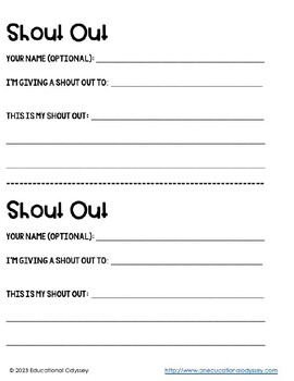 Free Shout Out Templates to Customize Online