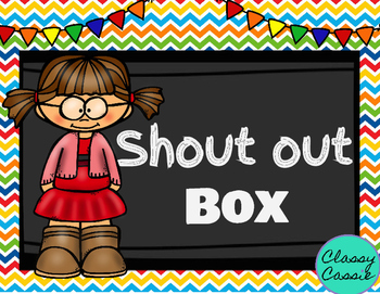 Shout Outs For Staff Worksheets Teaching Resources Tpt