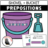 Shovel + Bucket Preposition Activity (10 Task Cards | Inte
