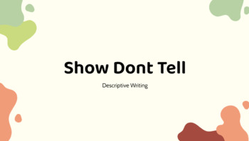 Preview of Show, Don't Tell Writing Game