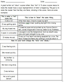 Show-Don't-Tell: 7 No Prep Worksheets in 1!