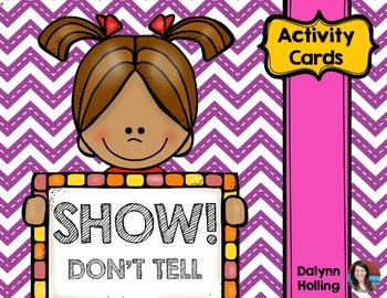 Preview of Show, Don't Tell Activity Cards