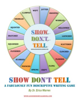 Preview of Show Don't Tell Descriptive Writing Game